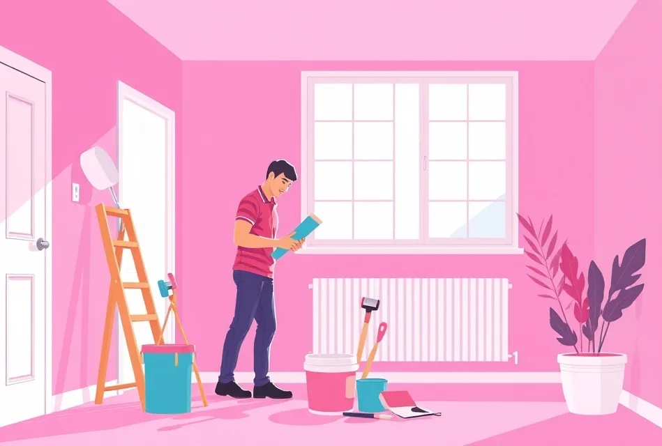 Intérieur rénové après travaux de peinture à Deuil-la-Barre